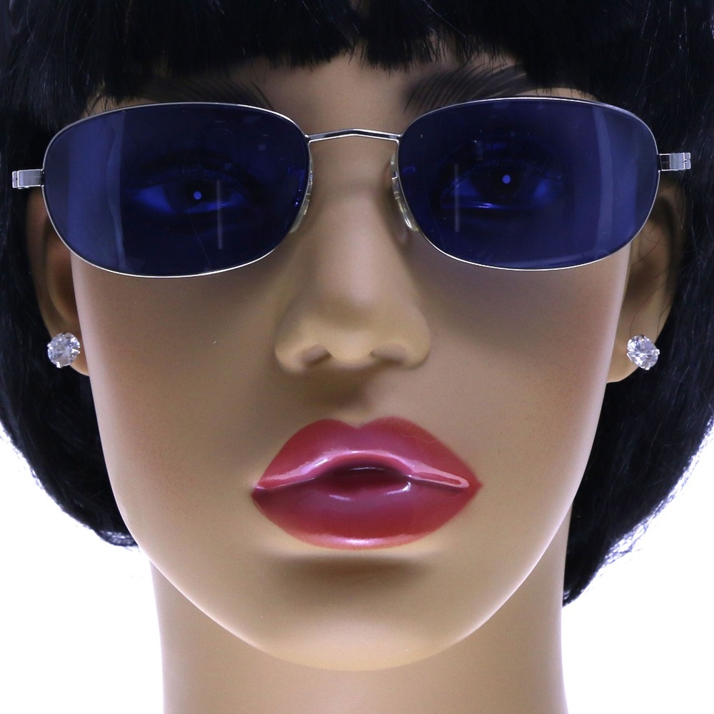 Liz Claiborne Silver-Tone Designer Round-Sunglass - Picture 1 of 7